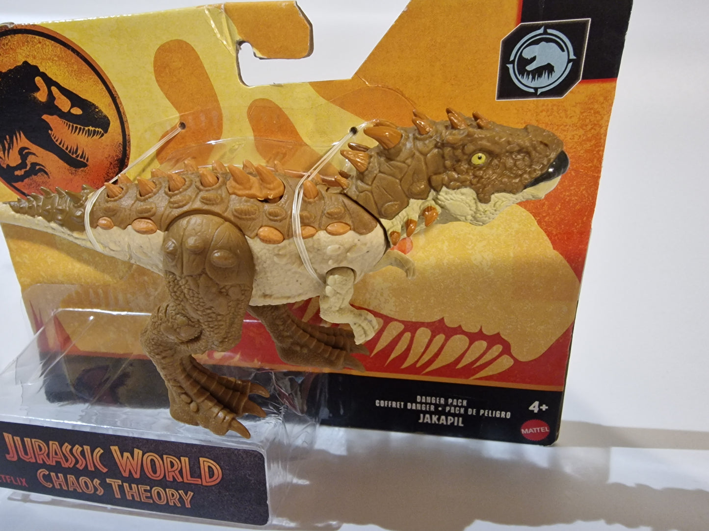 Jurassic World Chaos Theory Jakapil Dinosaur Figure Mattel Danger Pack NEW