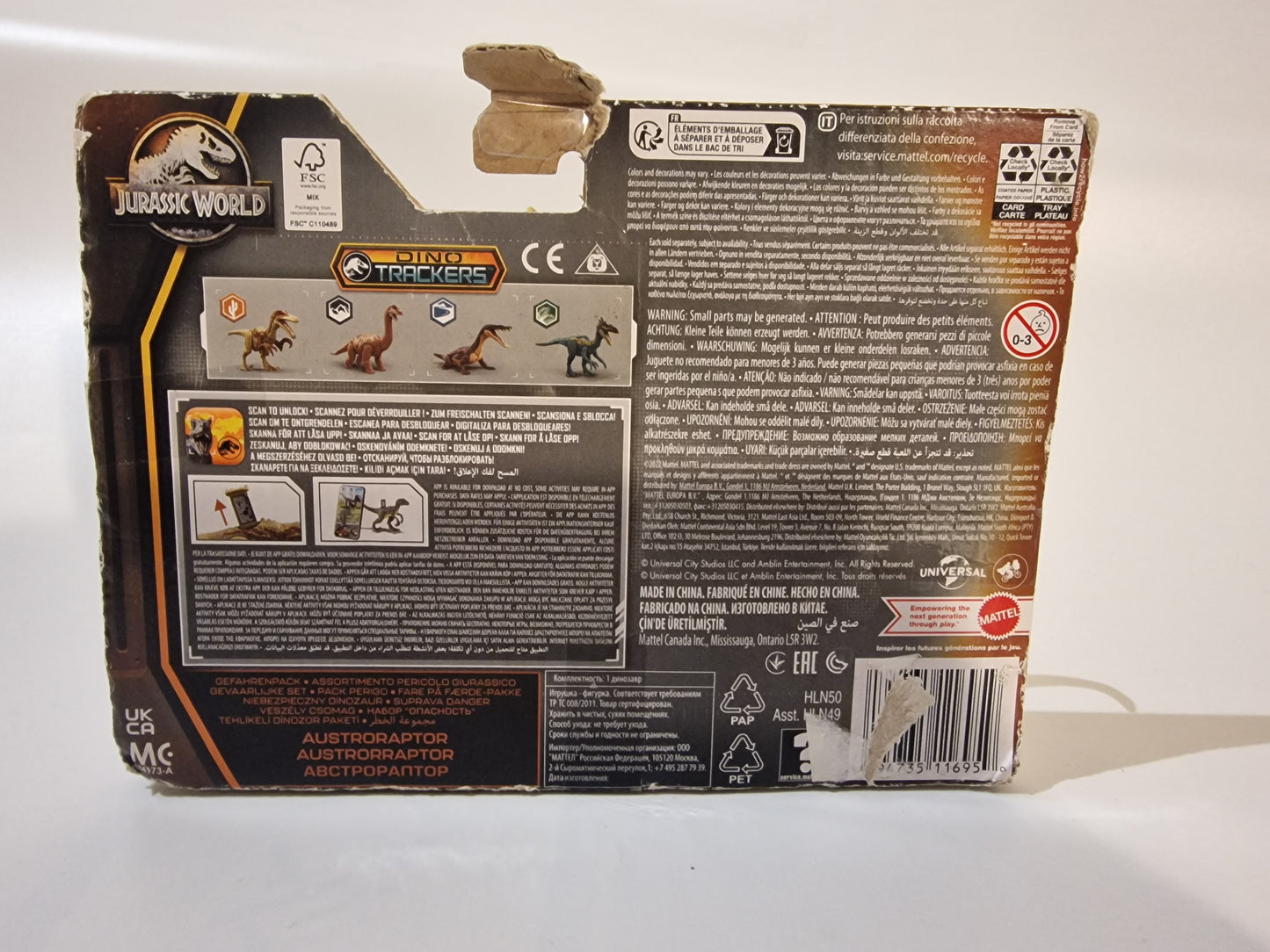 Jurassic World Danger Pack - Xuanhanosaurus Dinosaur Action Figure