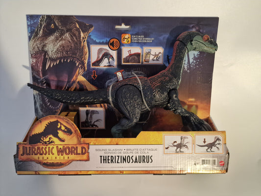 NEW Jurassic World Dominion Sound Slashin’ Therizinosaurus Action Figure - Mattel GWD65