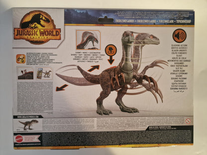 NEW Jurassic World Dominion Sound Slashin’ Therizinosaurus Action Figure - Mattel GWD65