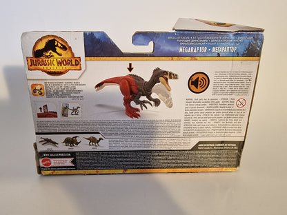 Jurassic World Dominion Megaraptor - New / Sealed (Packaging Wear - See Photos)