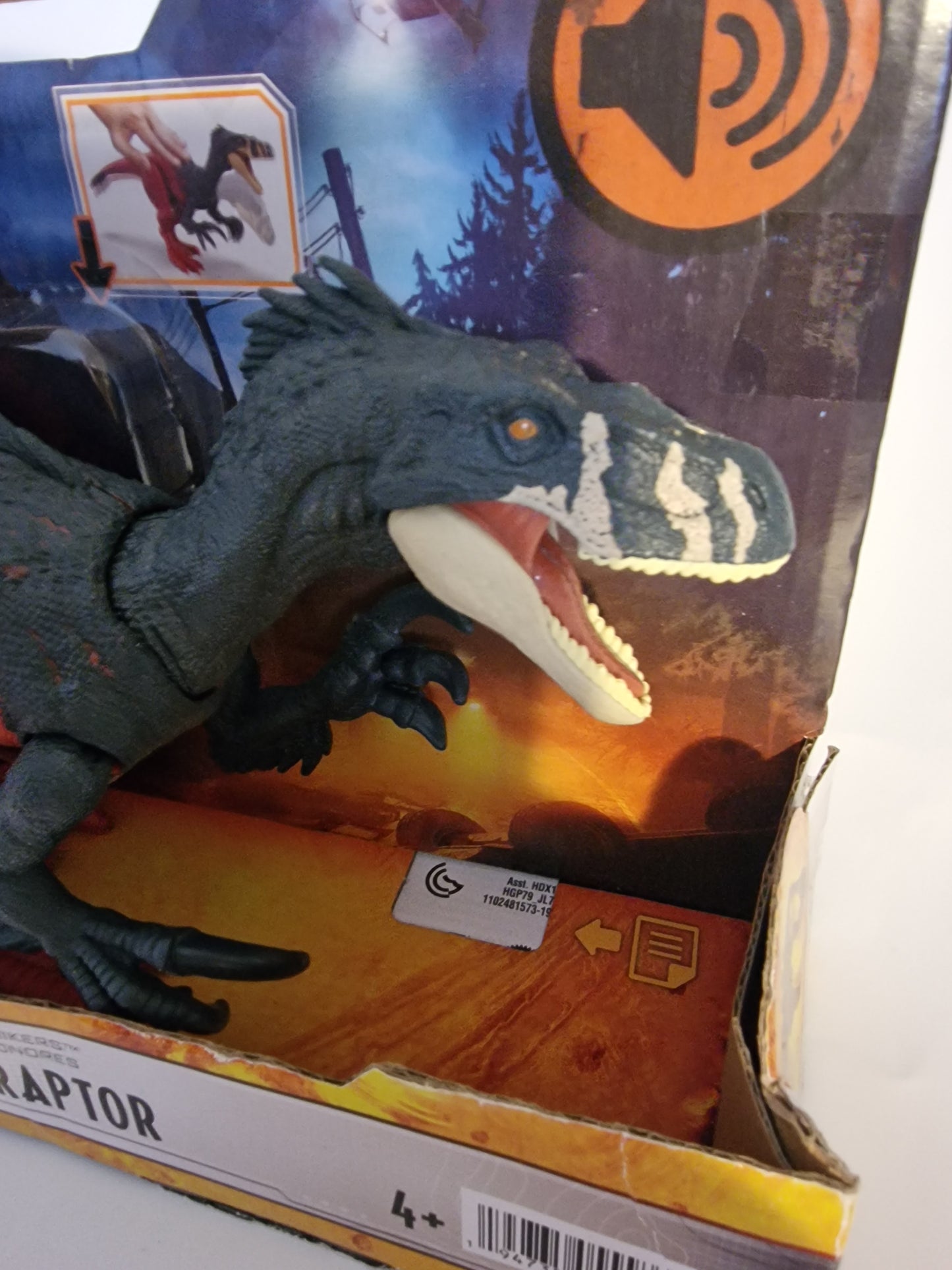 Jurassic World Dominion Megaraptor - New / Sealed (Packaging Wear - See Photos)