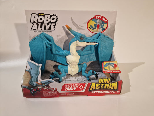 ZURU Robo Alive Dino Action Pterodactyl – Robotic Dinosaur Toy with Roar & Wing Movement