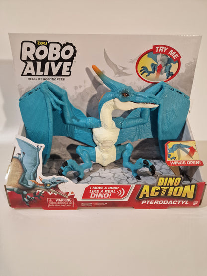 ZURU Robo Alive Dino Action Pterodactyl – Robotic Dinosaur Toy with Roar & Wing Movement