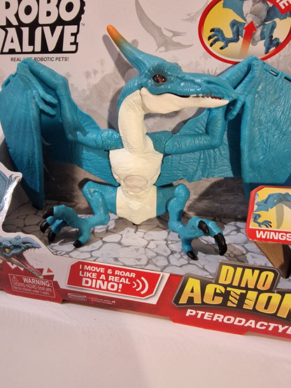 ZURU Robo Alive Dino Action Pterodactyl – Robotic Dinosaur Toy with Roar & Wing Movement