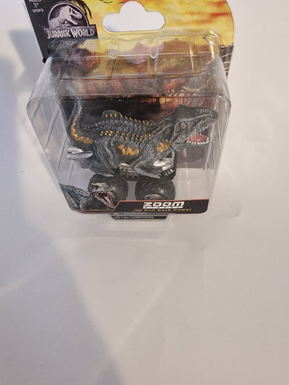 Jurassic World Indoraptor Zoom Riders Pull Back Dino Car Vehicle Toy NEW