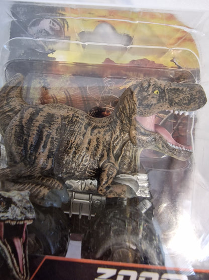 Jurassic World T-Rex Zoom Riders Pull Back Dino Car Vehicle Toy NEW