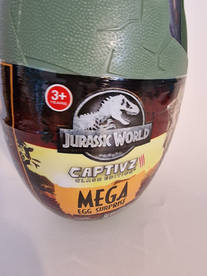 Jurassic World Captivz Clash Edition Mega Large Egg Mystery Dino Toy NEW