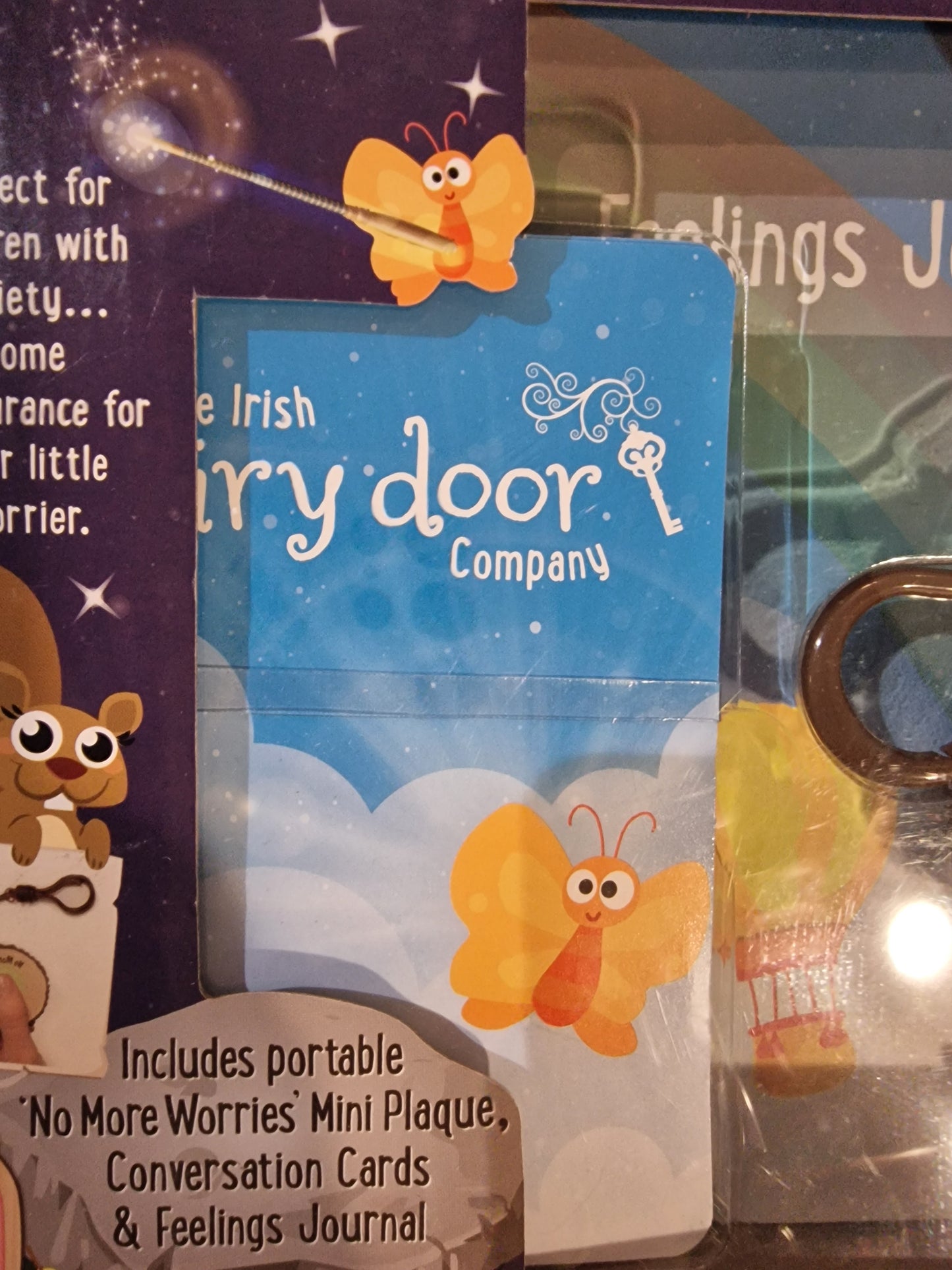 Irish Fairy Door No More Worries Kit Magical Anxiety Comfort Kids Gift NEW