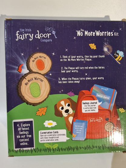 Irish Fairy Door No More Worries Kit Magical Anxiety Comfort Kids Gift NEW