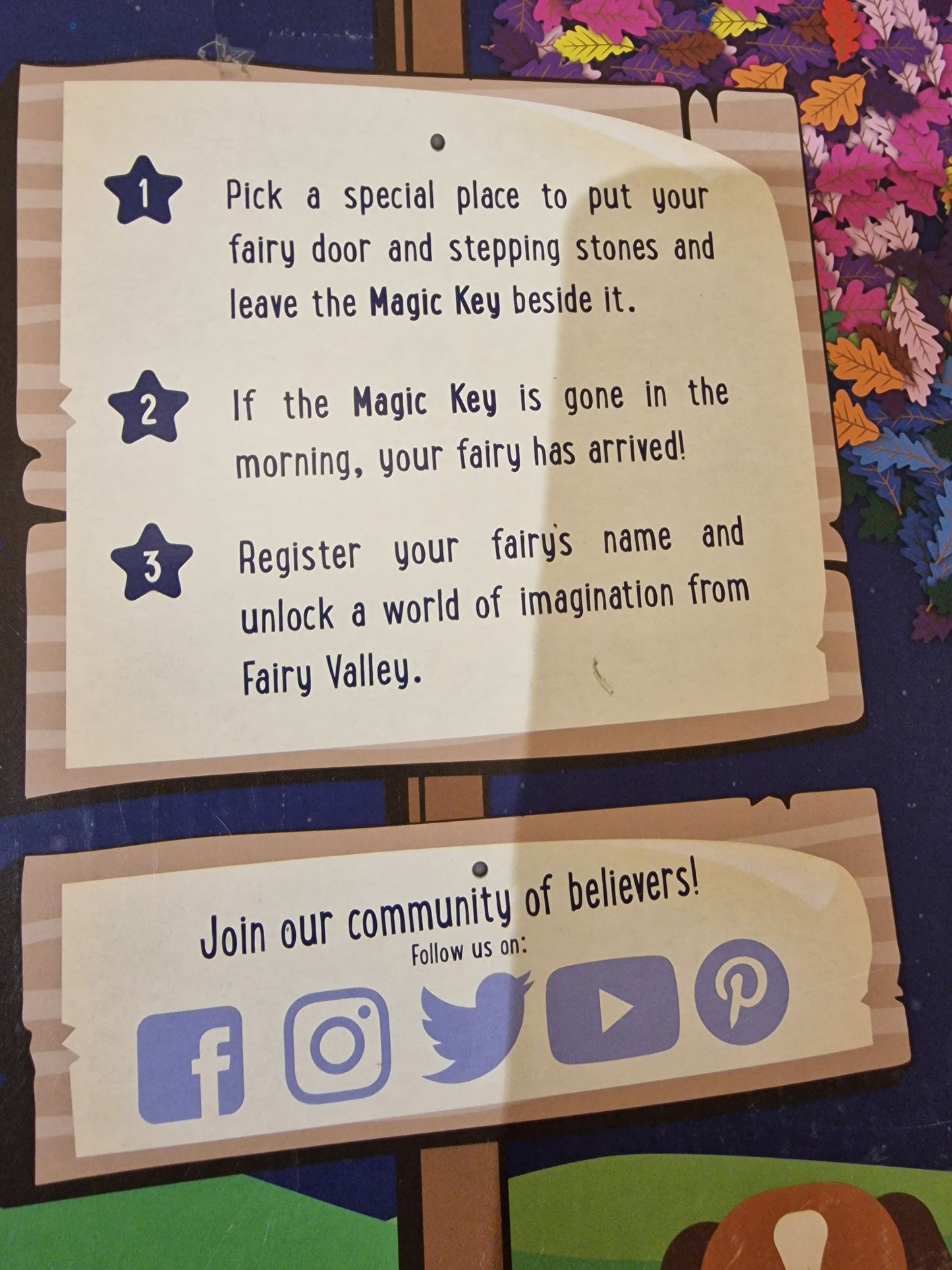 Hrací sada Irish Fairy Door Purple Door