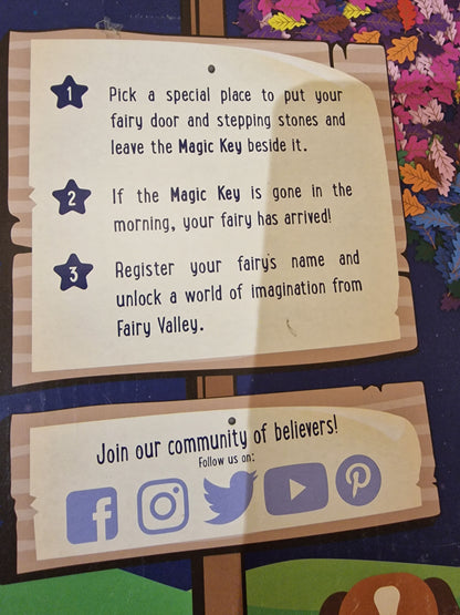 Hrací sada Irish Fairy Door Purple Door