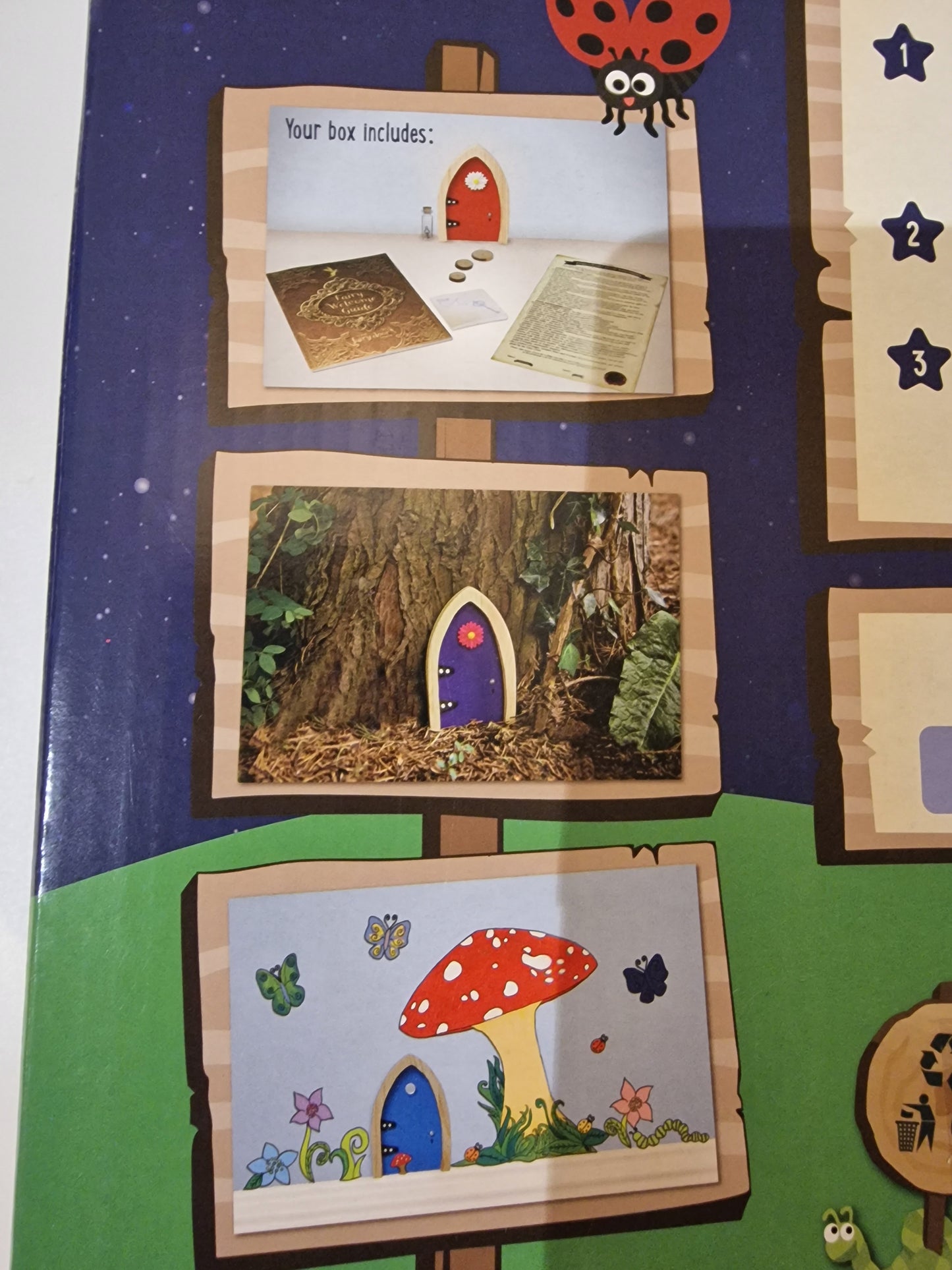 Hrací sada Irish Fairy Door Purple Door