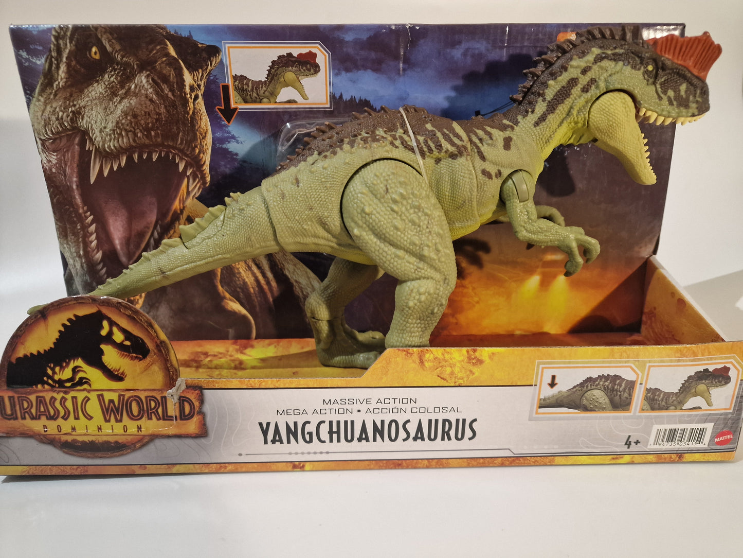 Mattel Jurassic World Dominion: Massive Action Yangchuanosaurus Action Figure