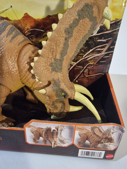 Mattel Jurassic World: Dino Escape Mega Destroyers - Pentaceratops Action Figure