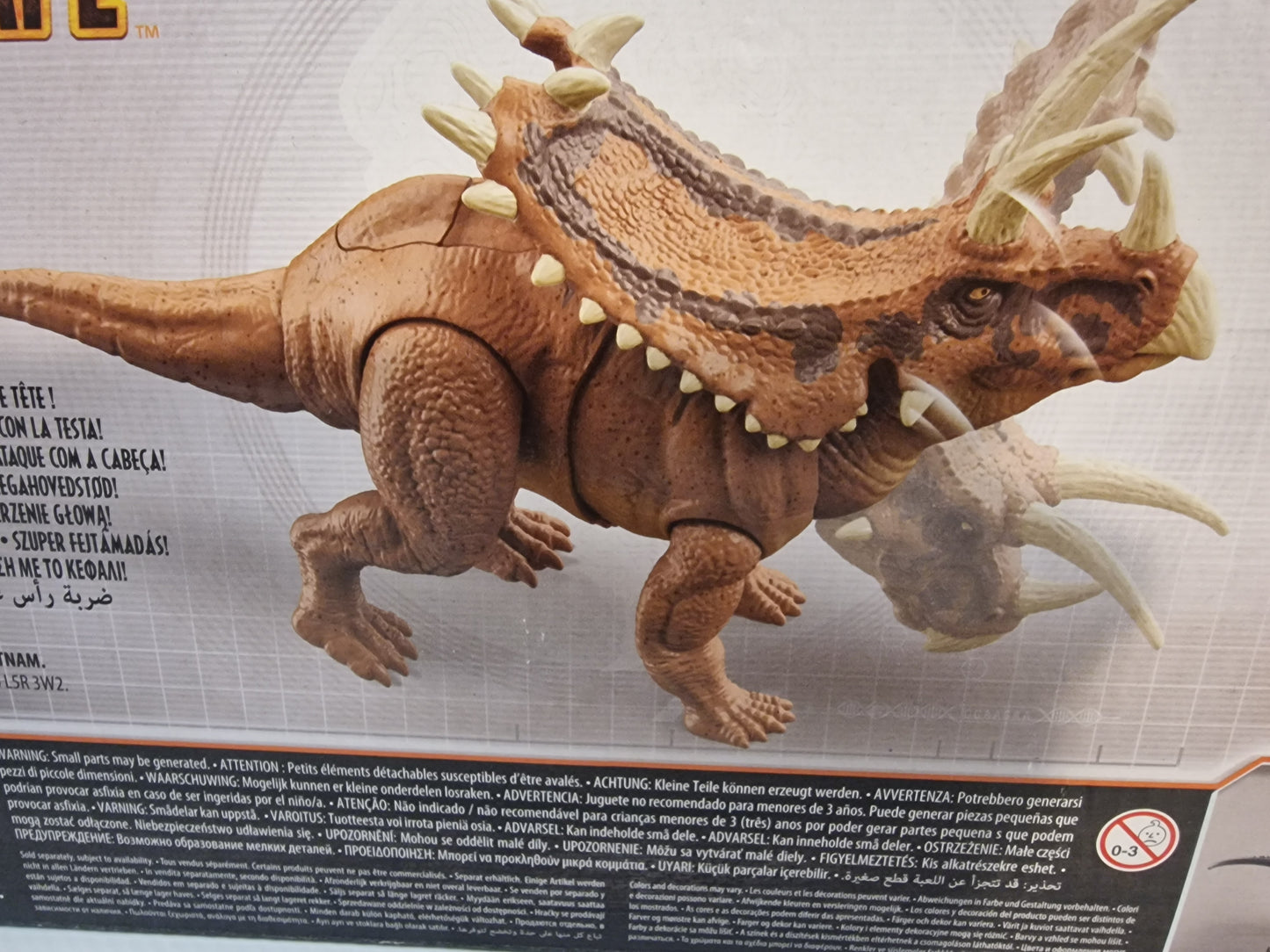 Mattel Jurassic World: Dino Escape Mega Destroyers - Pentaceratops Action Figure