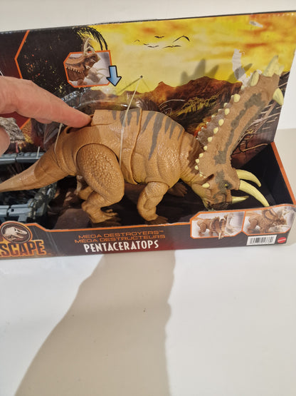 Mattel Jurassic World: Dino Escape Mega Destroyers - Pentaceratops Action Figure