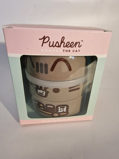 Pusheen the Cat Stacked Round Bento Lunch Box