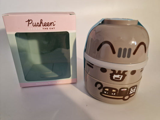 Pusheen the Cat Stacked Round Bento Lunch Box