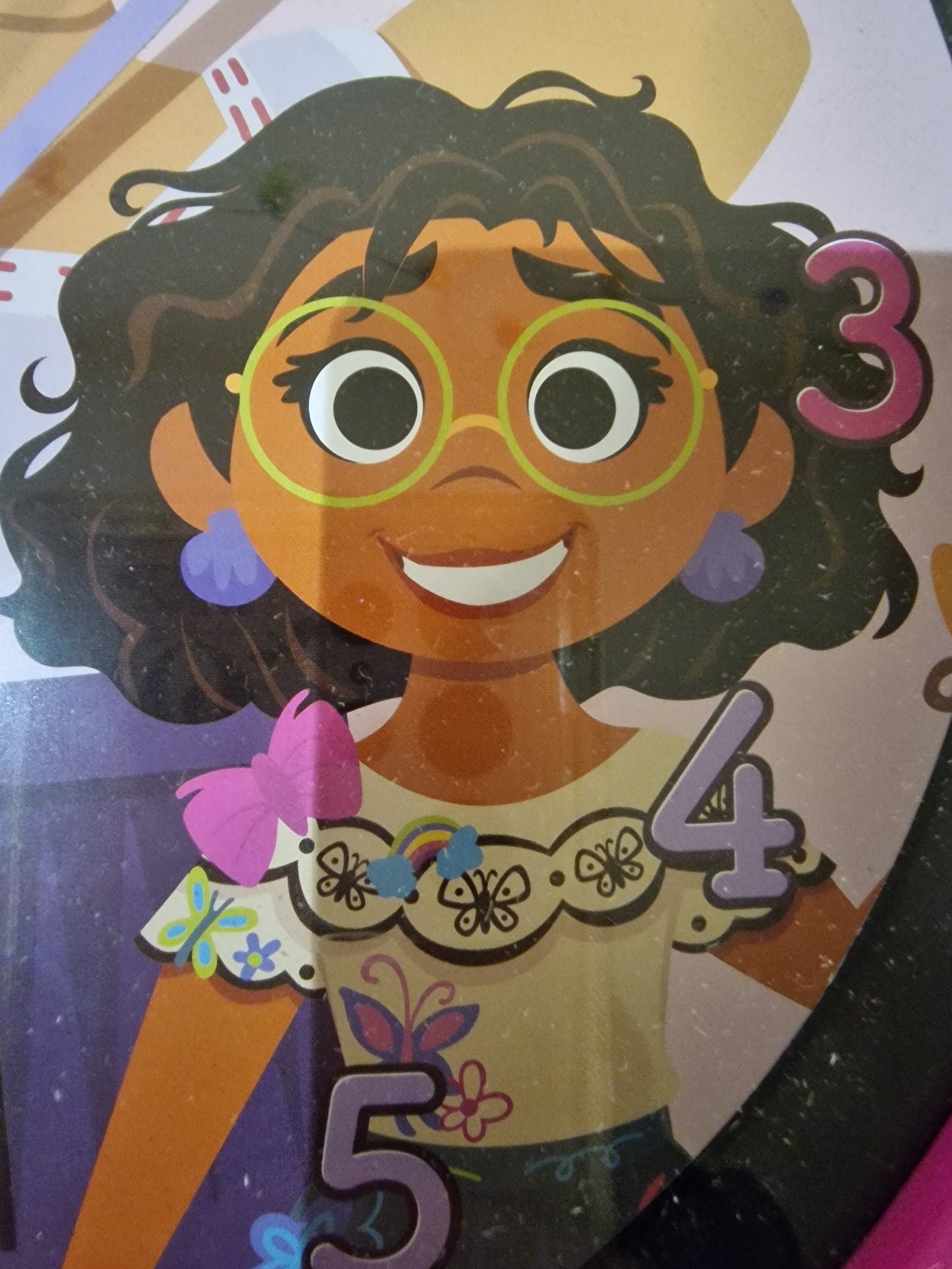 Disney Encanto Wall Clock - 10" Madrigal Sisters (Mirabel, Isabela, Luisa) - New in Box