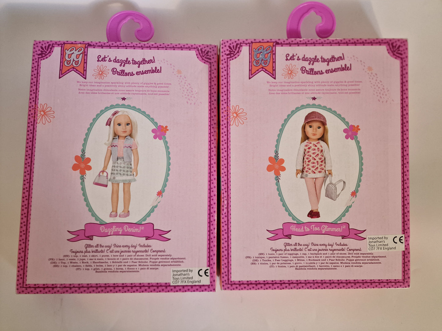 BUNDLE: 2x Glitter Girls Deluxe Outfits - 14-inch Doll Clothes - NIB