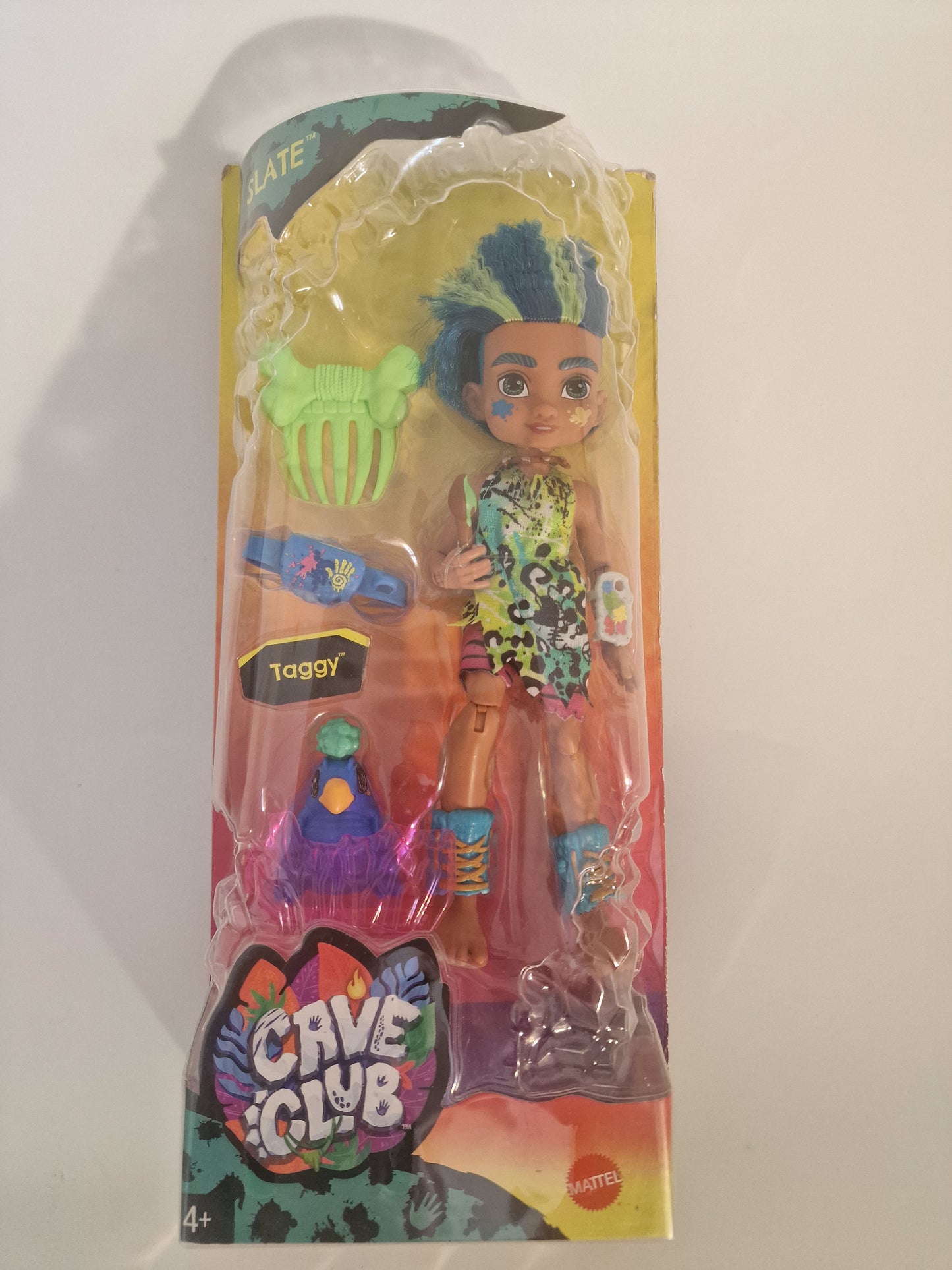 Cave Club Slate Doll With Pet Taggy And Accessories