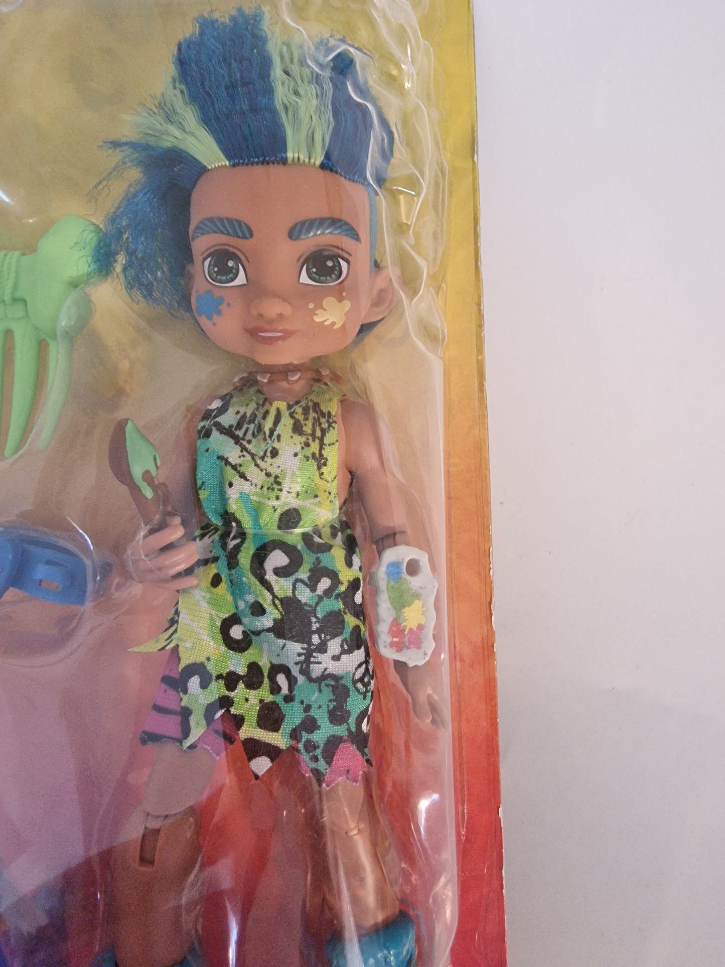 Cave Club Slate Doll With Pet Taggy And Accessories