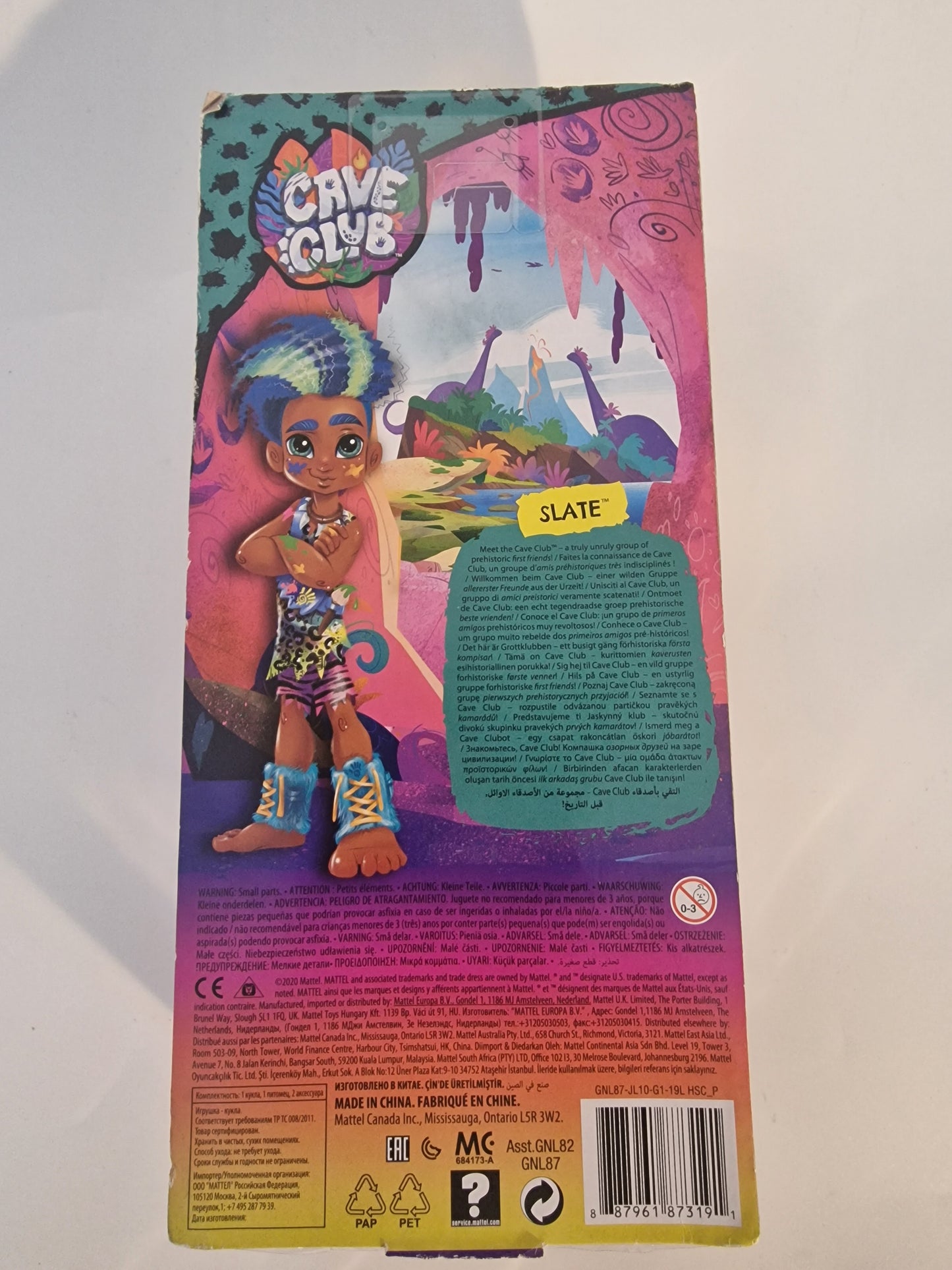 Cave Club Slate Doll With Pet Taggy And Accessories