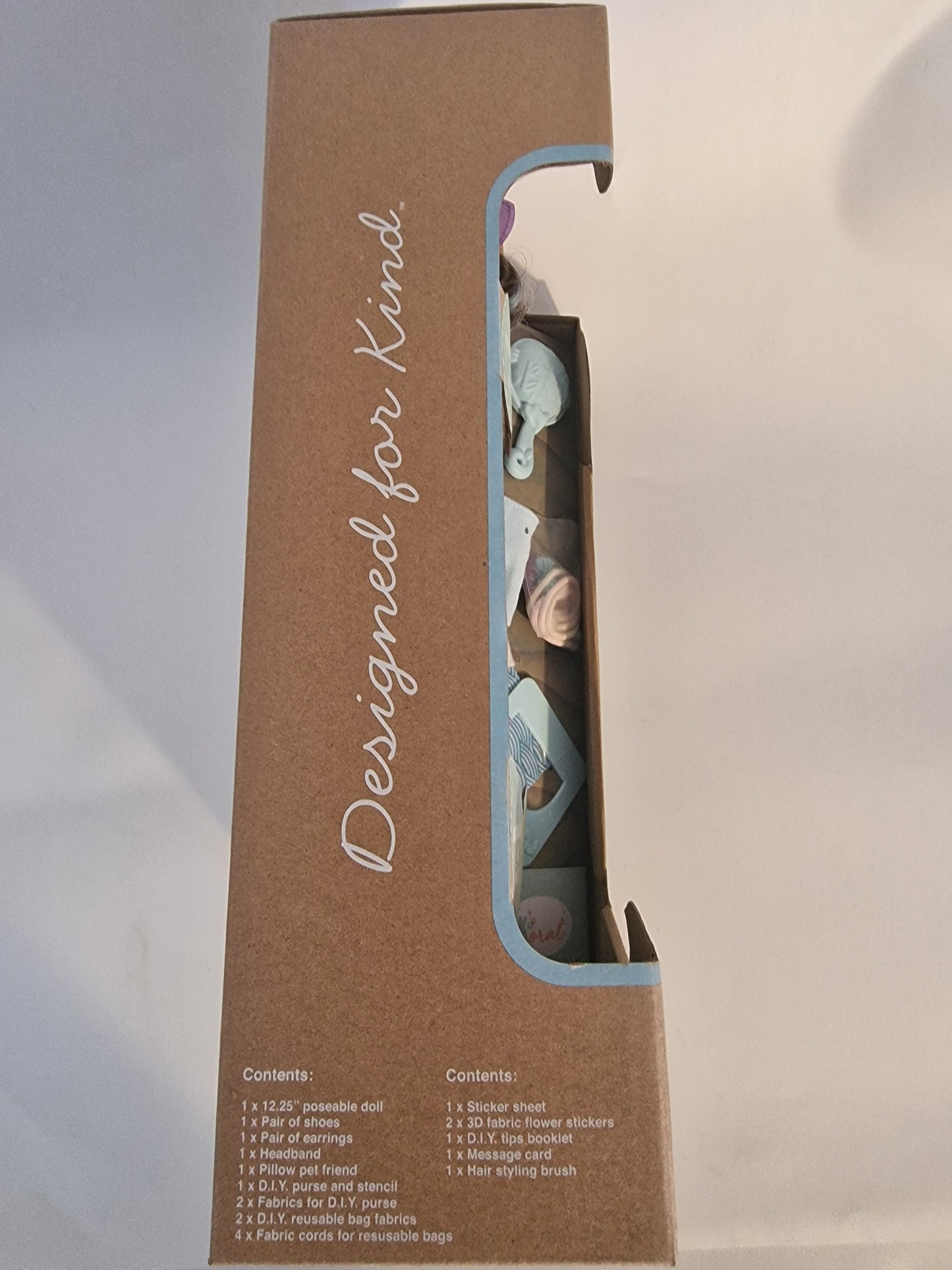 B-Kind Koral Eco-Friendly Doll & DIY Accessories - New in Box