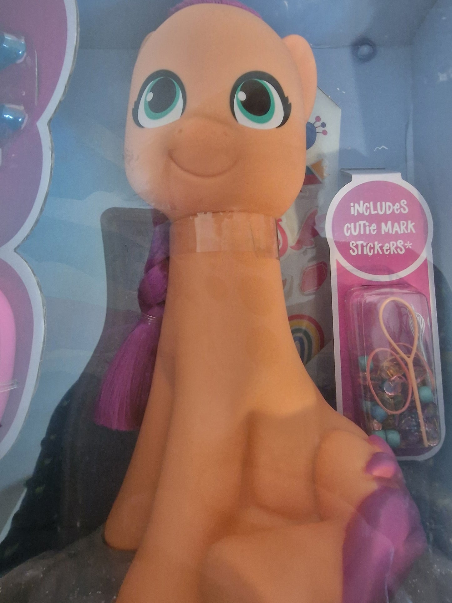 My Little Pony Style & Groom Sunny Starscout Styling Head - 30+ Accessories