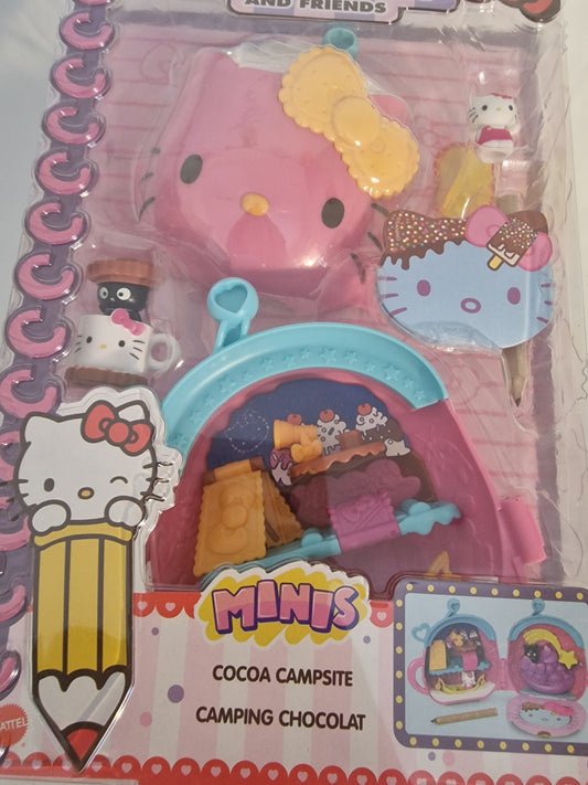 Hrací sada Hello Kitty And Friends Minis Cocoa Campsite