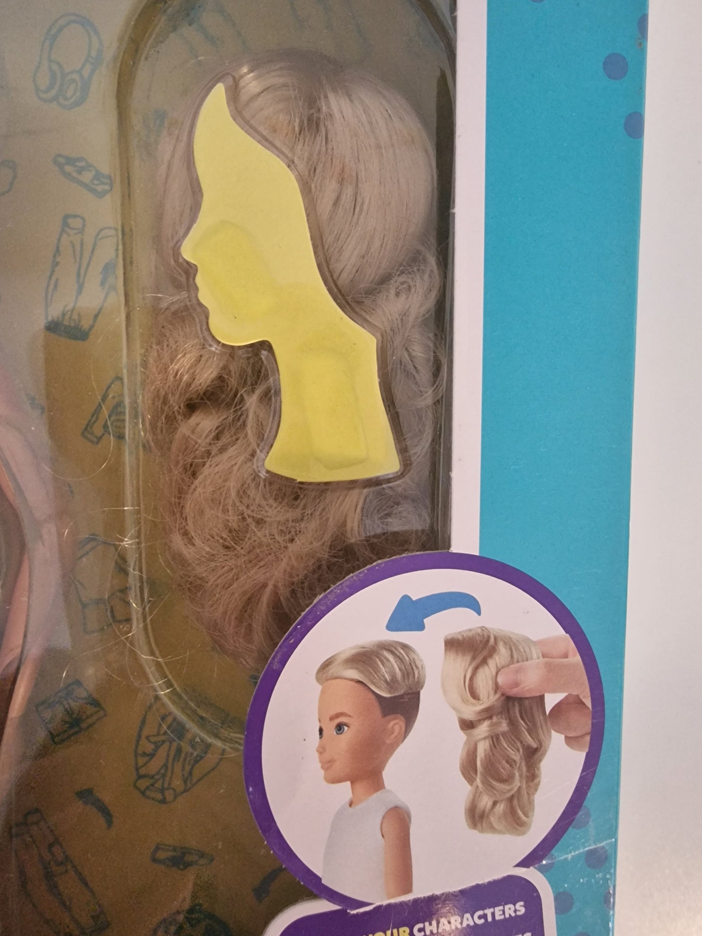 Mattel Creatable World Character Starter Pack CS-414 - Blonde Hair Doll & Wig