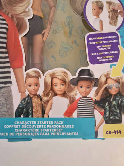Mattel Creatable World Character Starter Pack CS-414 - Blonde Hair Doll & Wig