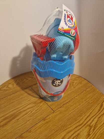 Androni Giocattoli Pirate Beach Bucket Set with Watering Can - 7 Pieces