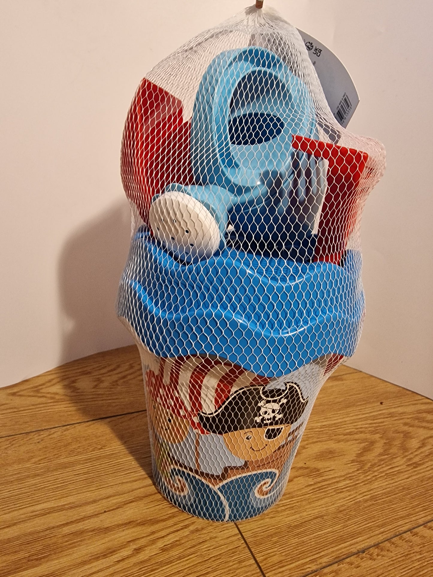 Androni Giocattoli Pirate Beach Bucket Set with Watering Can - 7 Pieces