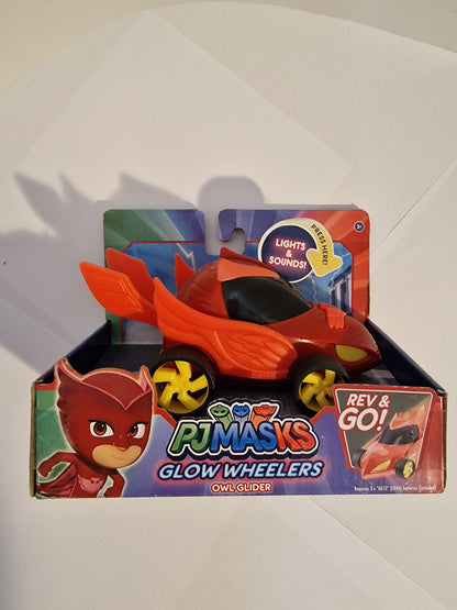 PJ Masks Glow Wheelers Owlette Owl Glider Vehicle - Lights & Sounds