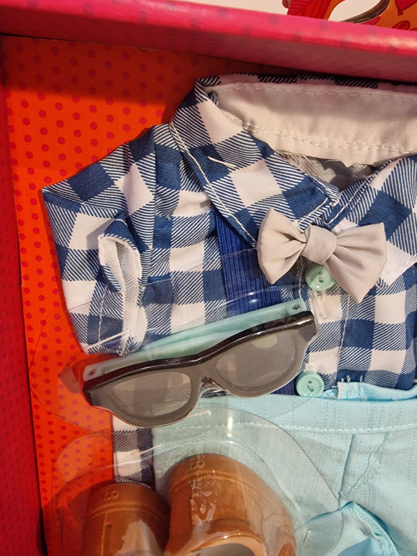 Our Generation Plaid & Preppy Boy Doll Outfit – 18 inch Doll Clothes