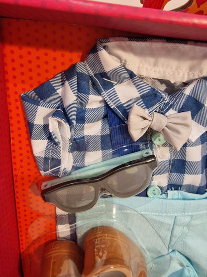 Our Generation Plaid & Preppy Boy Doll Outfit – 18 inch Doll Clothes