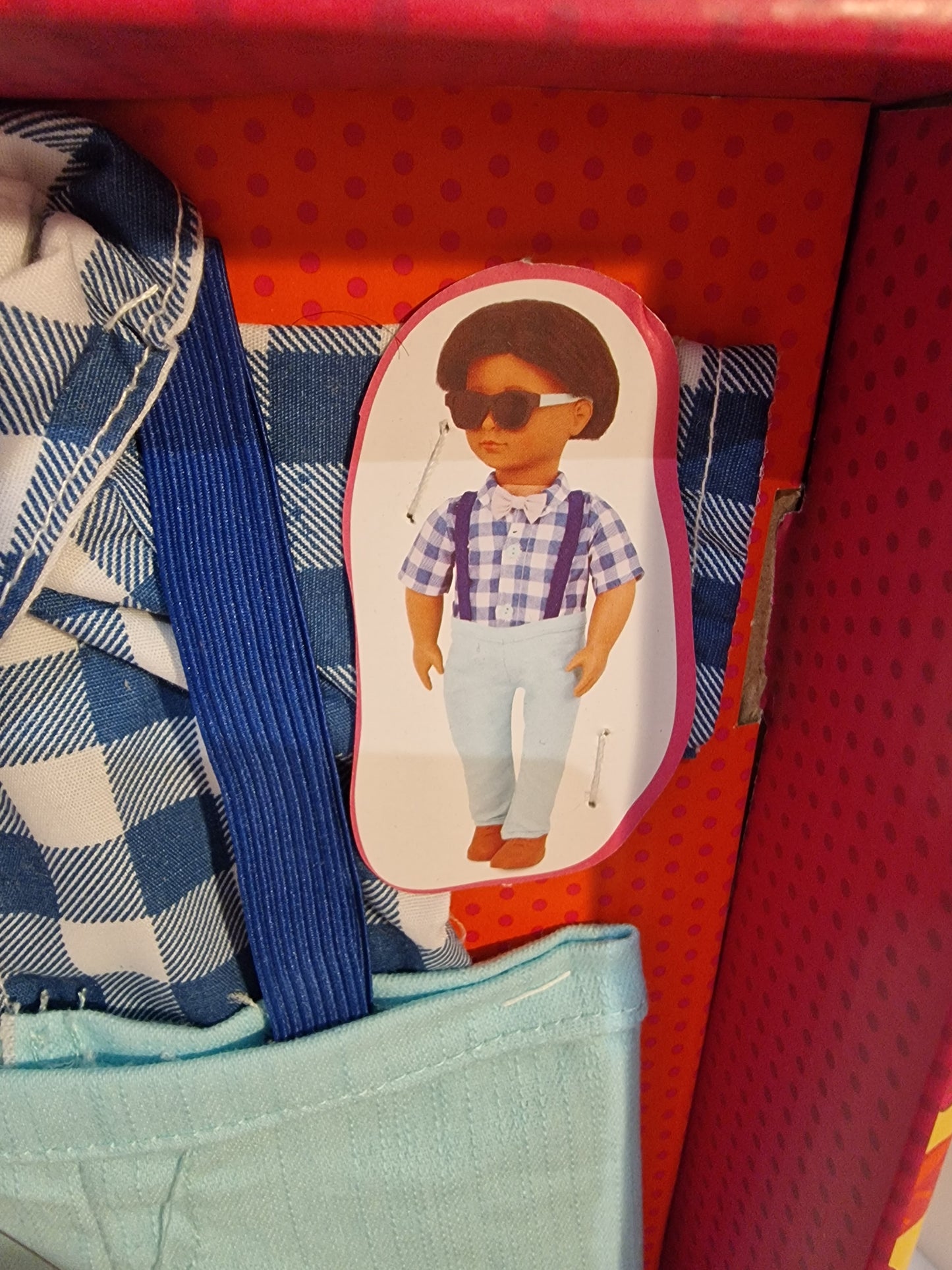 Our Generation Plaid & Preppy Boy Doll Outfit – 18 inch Doll Clothes