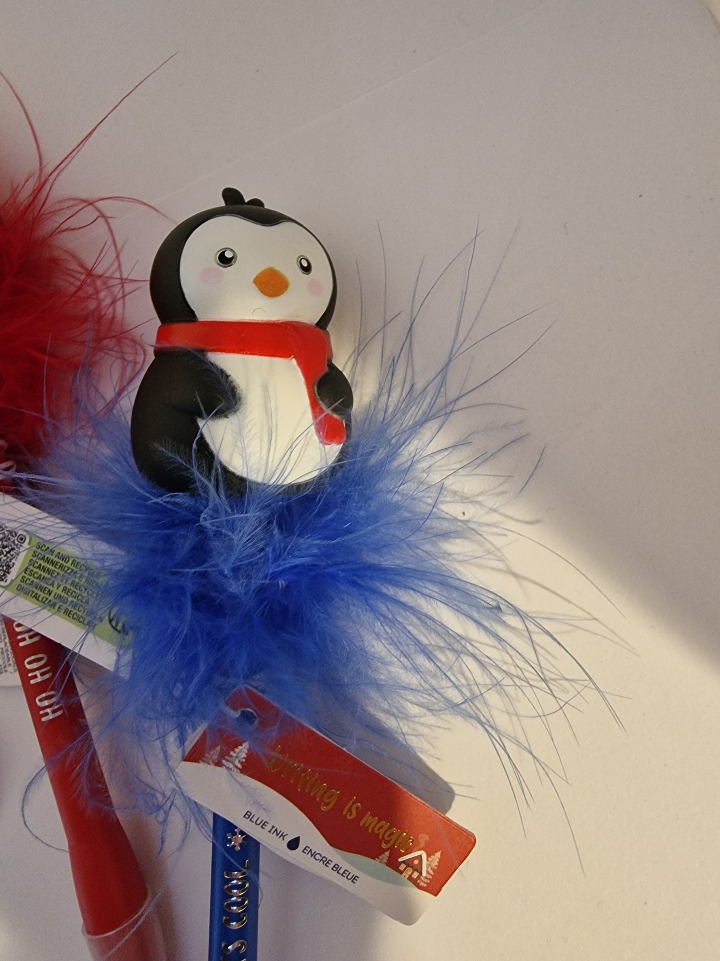 Legami Milano Christmas Light-Up Pen Bundle – Set of 3 (Santa & Penguin)