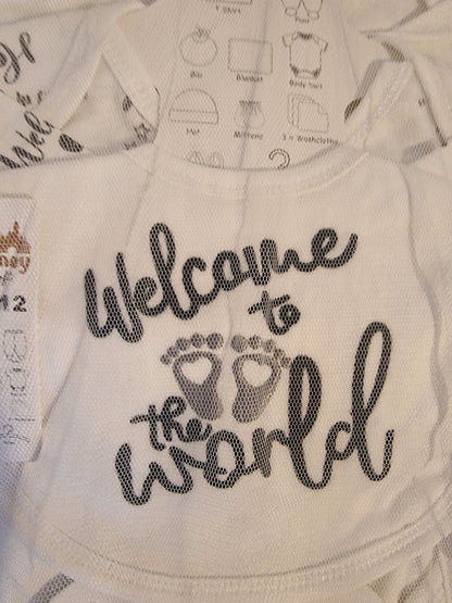 Lilsoft "New Journey" 12-Piece Organic Cotton Newborn Gift Set - White