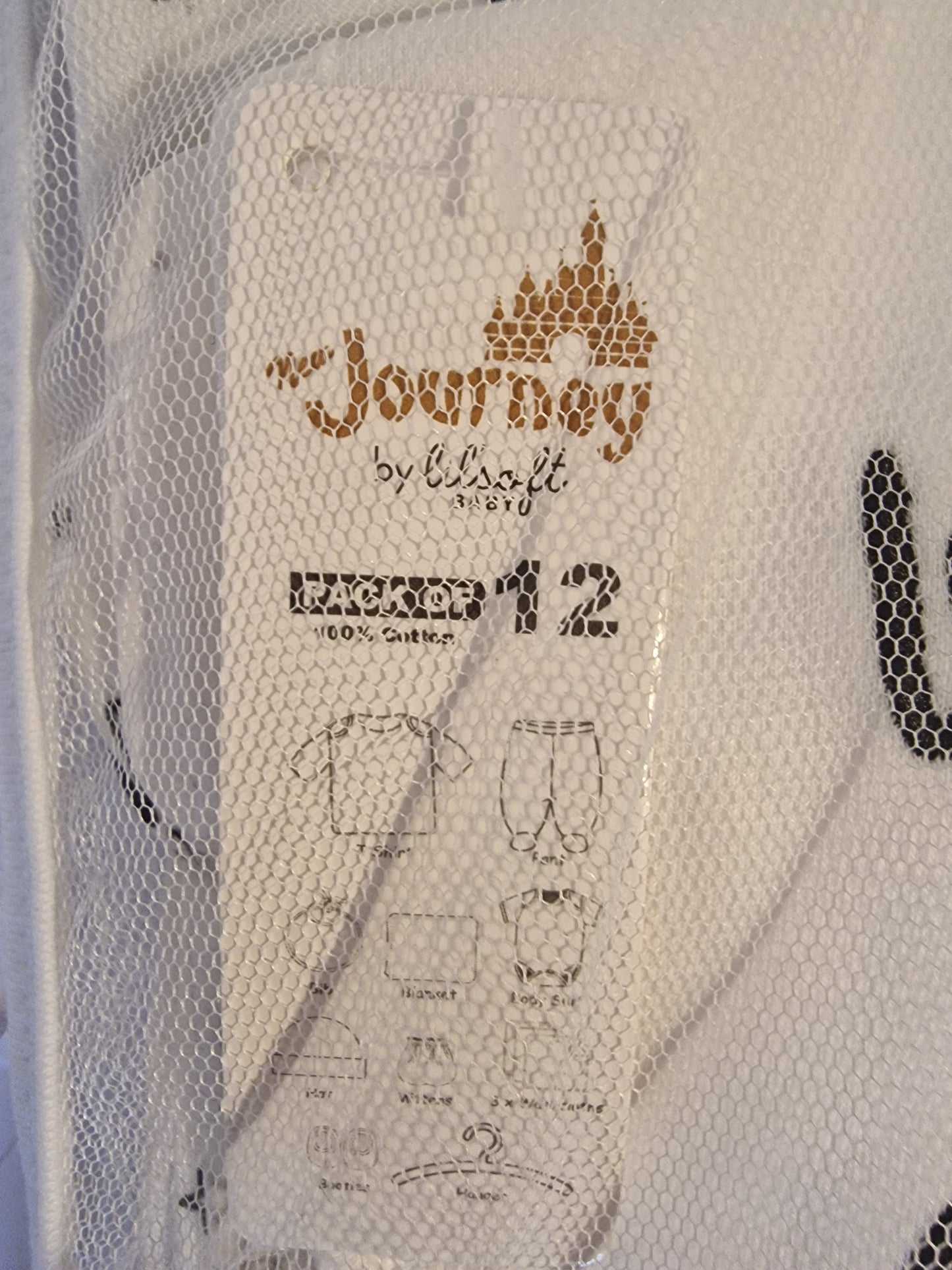 Lilsoft "New Journey" 12-Piece Organic Cotton Newborn Gift Set - White