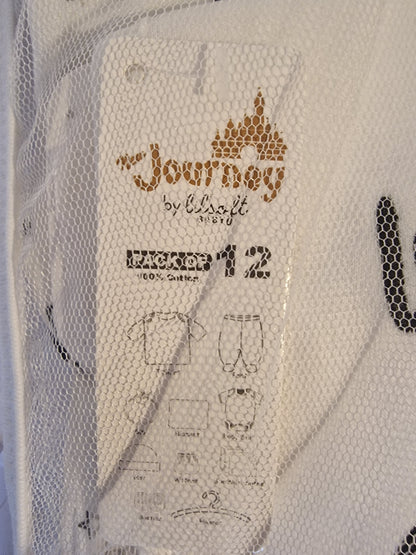 Lilsoft "New Journey" 12-Piece Organic Cotton Newborn Gift Set - White