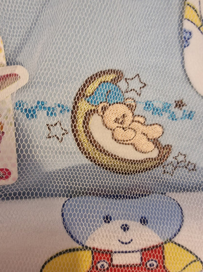 The Boss Baby" 10-Piece Luxury Newborn Essentials Gift Set – Blue & White