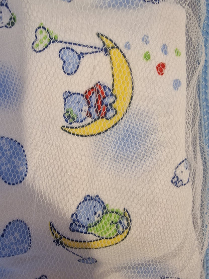 The Boss Baby" 10-Piece Luxury Newborn Essentials Gift Set – Blue & White