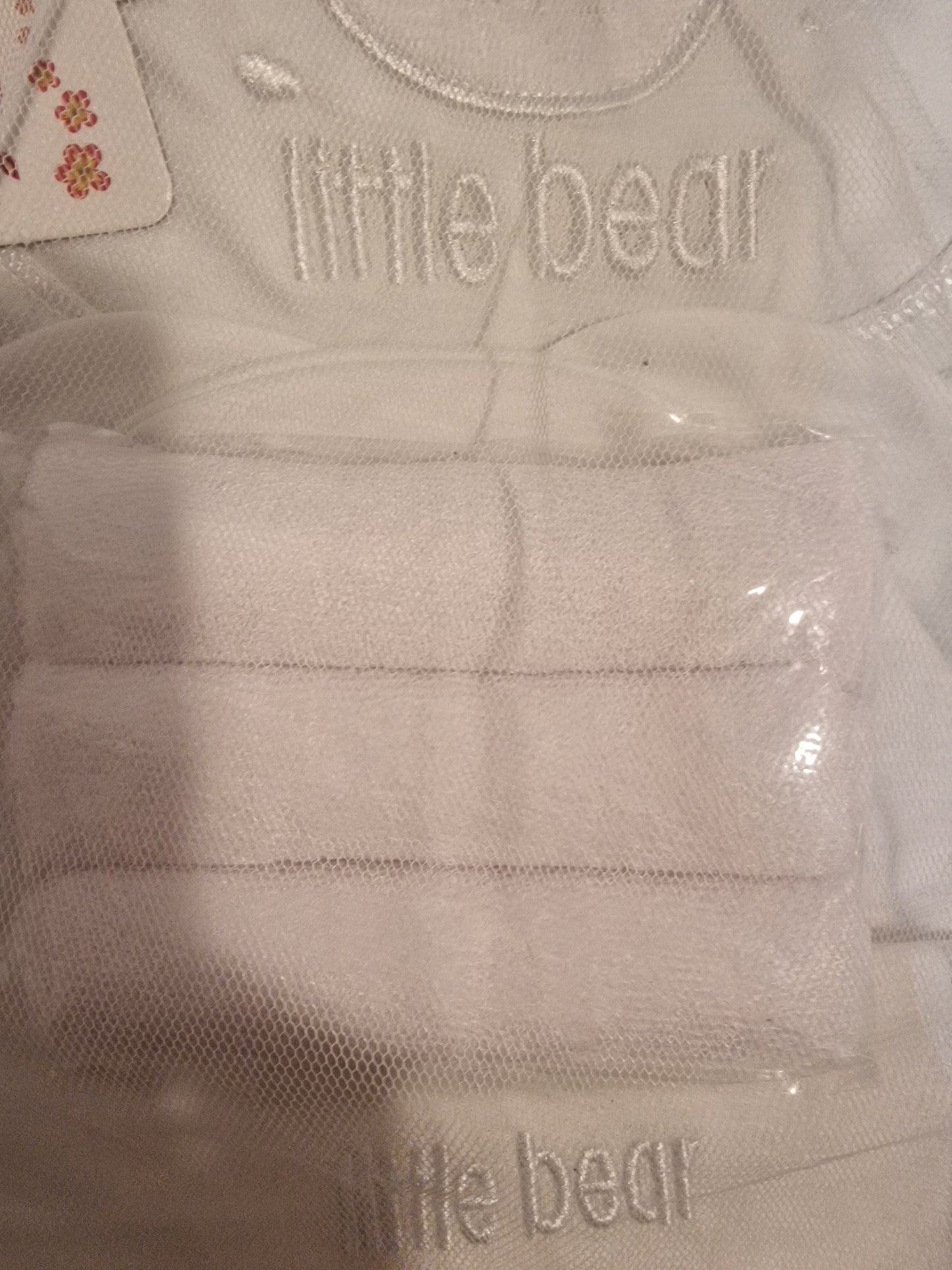 Newborn Baby 10-Piece Gift Set - 100% Cotton - White Little Bear Starter Kit