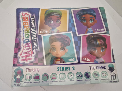 Hairdorables Hair-DUDE-ables Series 2 BFF 2-Pack – Exclusive Kat Doll & Mystery Boy