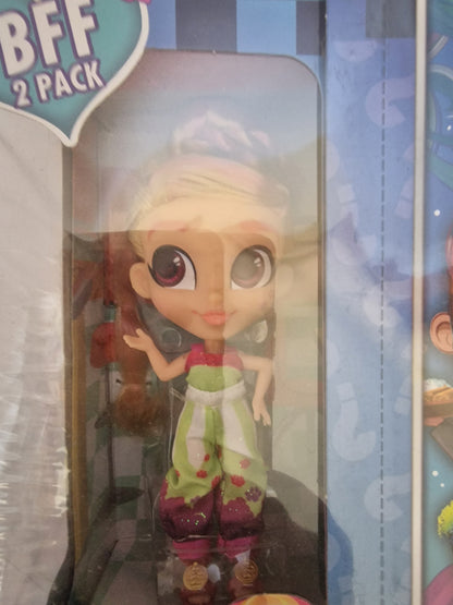 Hairdorables Hair-DUDE-ables Series 2 BFF 2-Pack – Exclusive Kat Doll & Mystery Boy