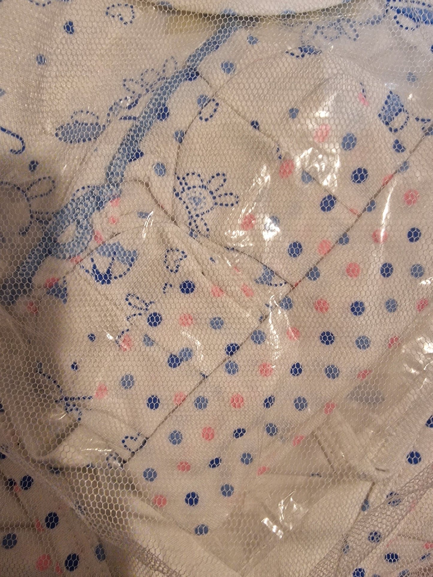 Juniors 10-Piece Essential Newborn Baby Gift Set - Blue & Pink Polka Dot