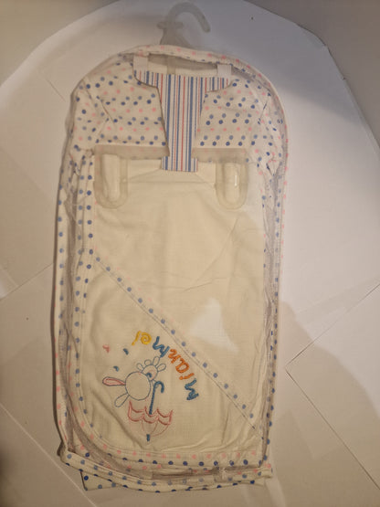 Juniors 10-Piece Essential Newborn Baby Gift Set - Blue & Pink Polka Dot